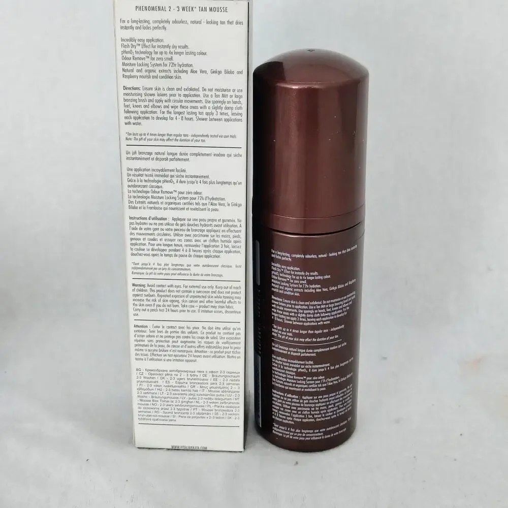 Vita Liberata Phenomenal 2-3 Week Tanning Mousse Dark for Body 4.22 oz 50% FULL